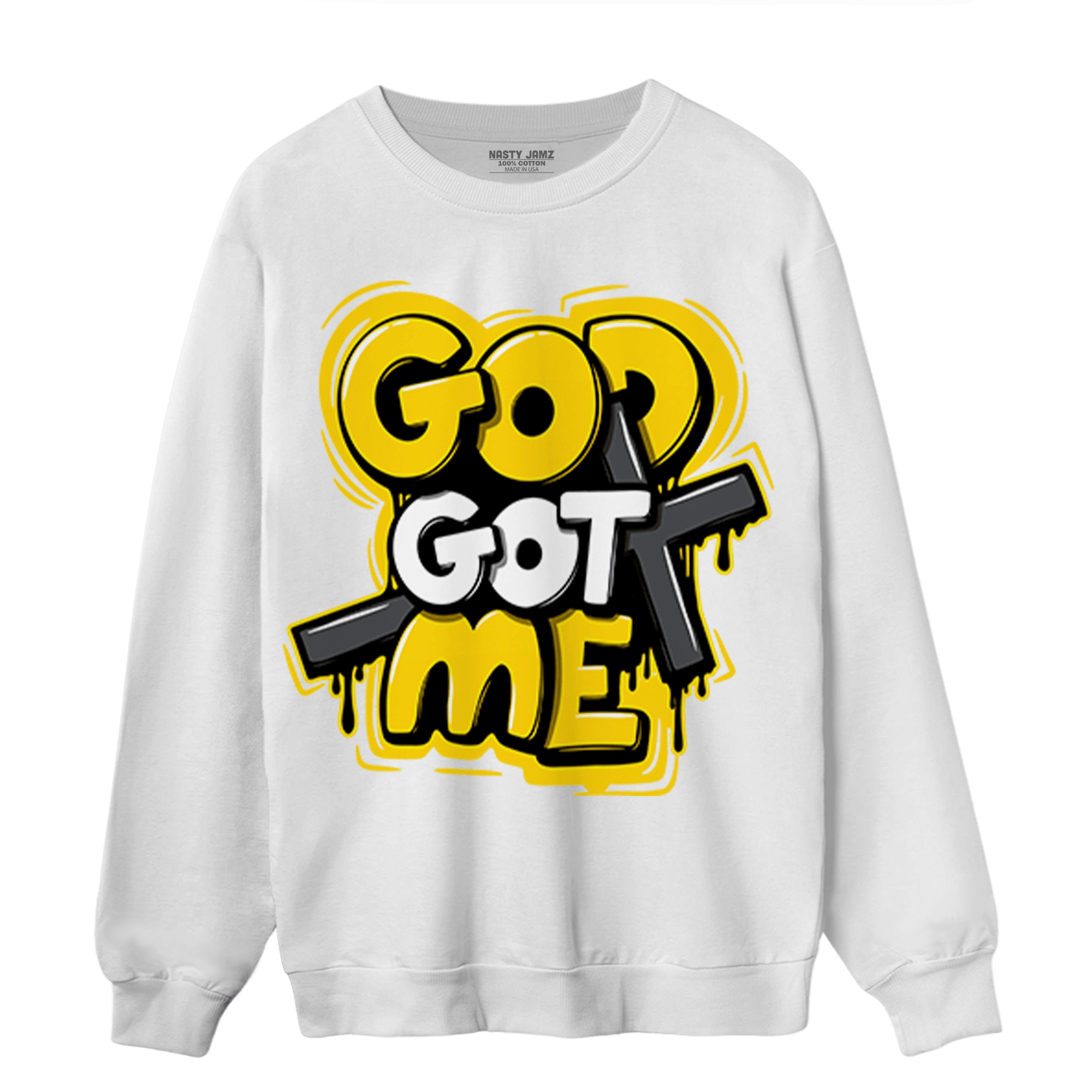 Thunder 4s Sweatshirt Match God Got Me - NastyJamz