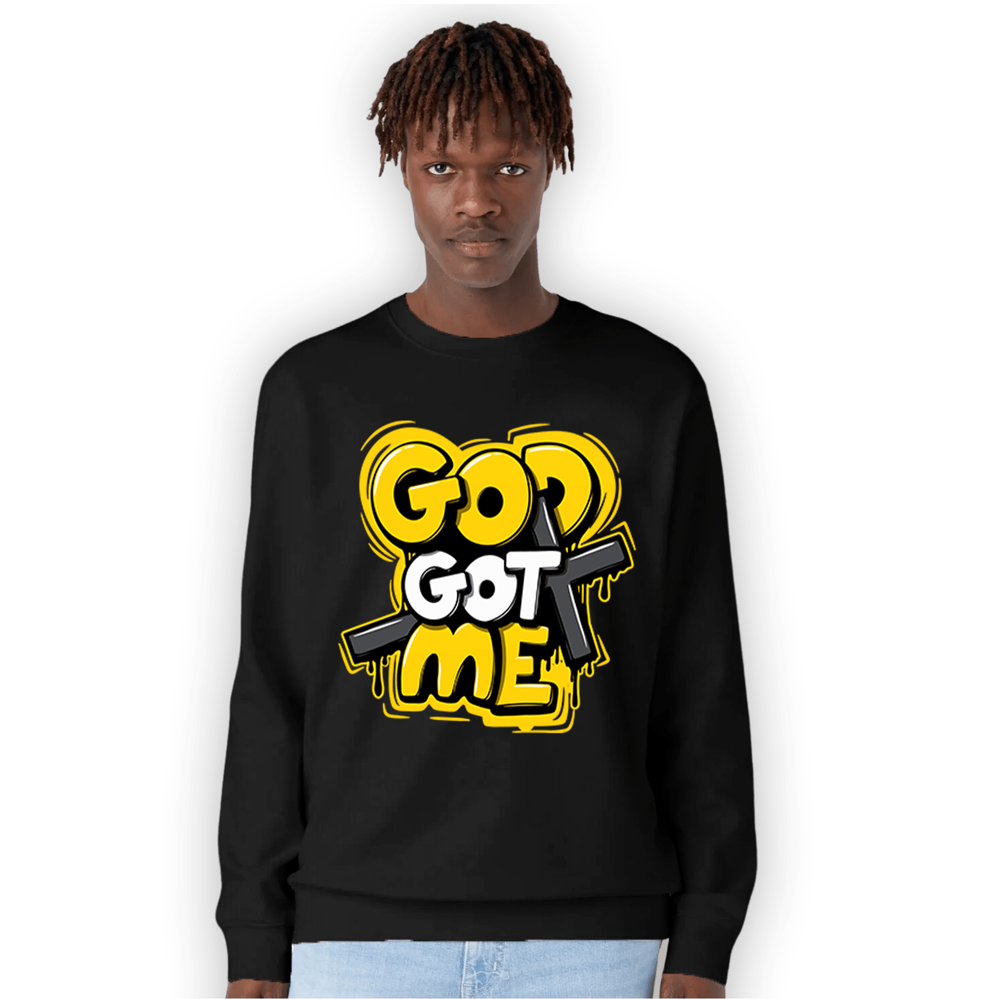 Thunder 4s Sweatshirt Match God Got Me - NastyJamz