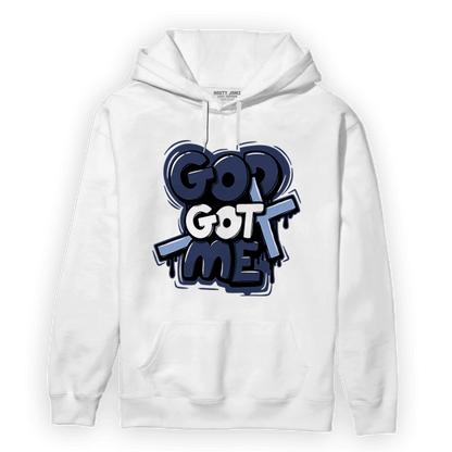 Midnight Navy 5s Hoodie Match God Got Me - NastyJamz