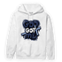 Midnight Navy 5s Hoodie Match God Got Me - NastyJamz