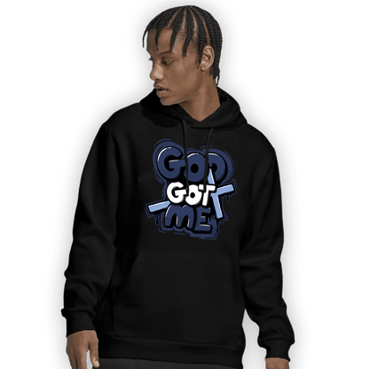Midnight Navy 5s Hoodie Match God Got Me - NastyJamz