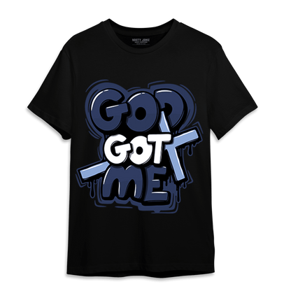 Midnight Navy 5s T Shirt Match God Got Me - NastyJamz