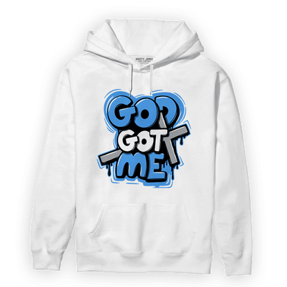 University Blue 5s Hoodie Match God Got Me - NastyJamz