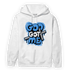 University Blue 5s Hoodie Match God Got Me - NastyJamz