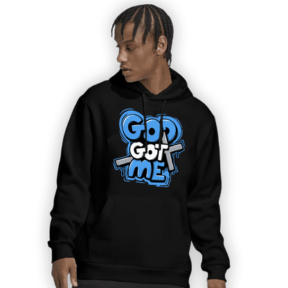 University Blue 5s Hoodie Match God Got Me - NastyJamz