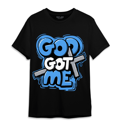 University Blue 5s T Shirt Match God Got Me - NastyJamz