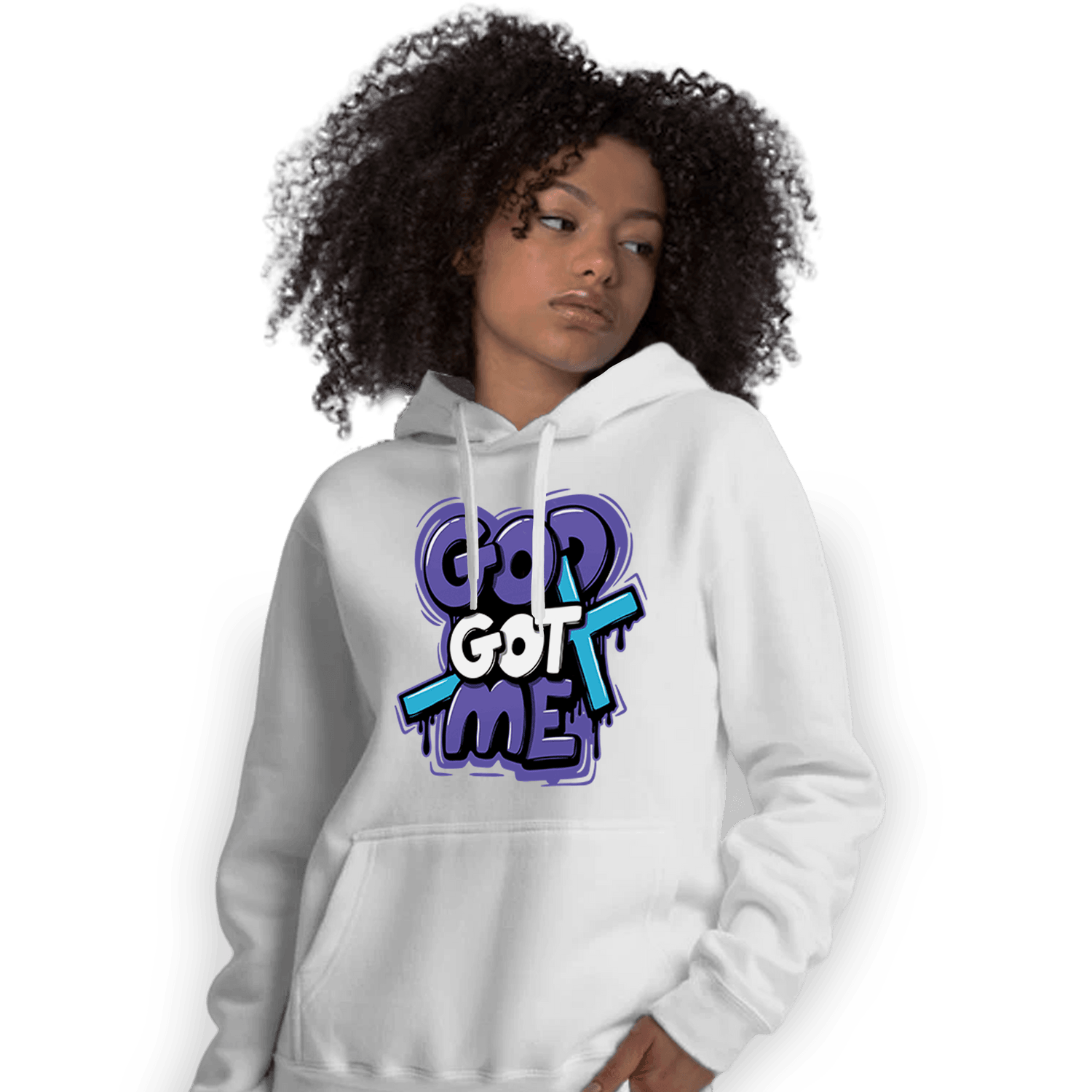 Aqua 6s Hoodie Match God Got Me - NastyJamz