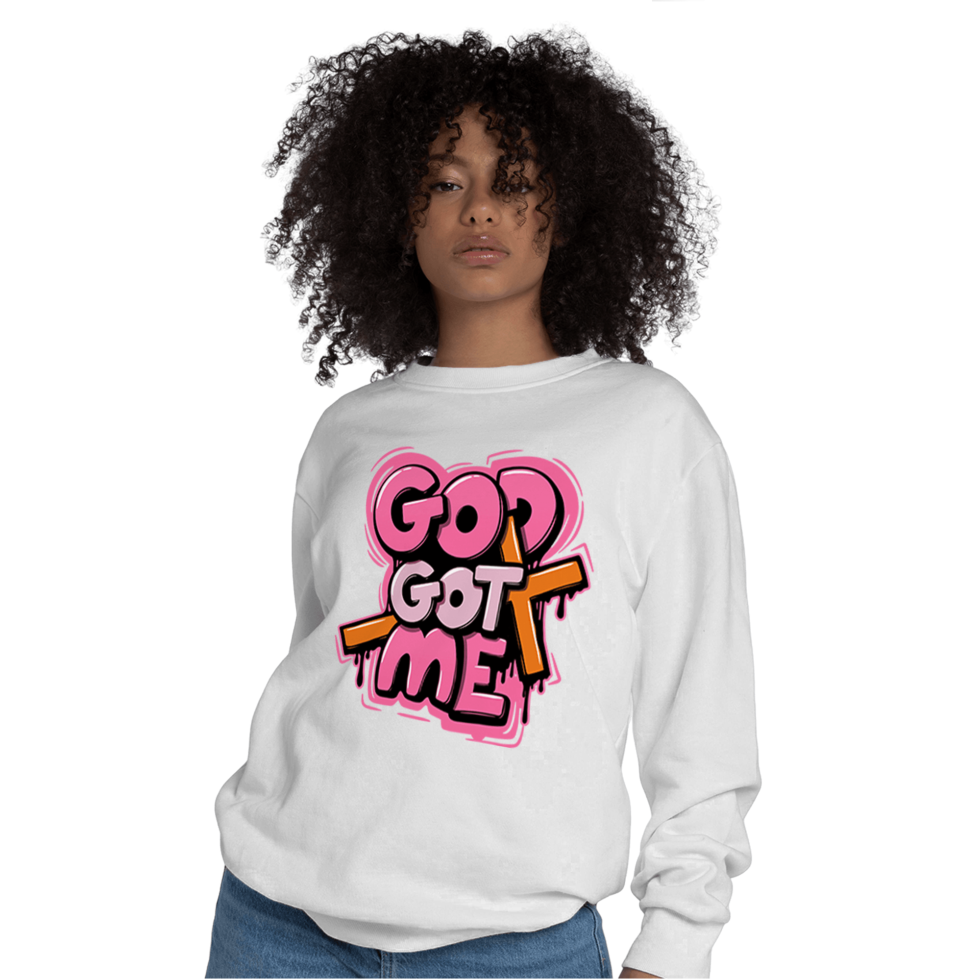SB Dunk Blossom Sweatshirt Match God Got Me - NastyJamz