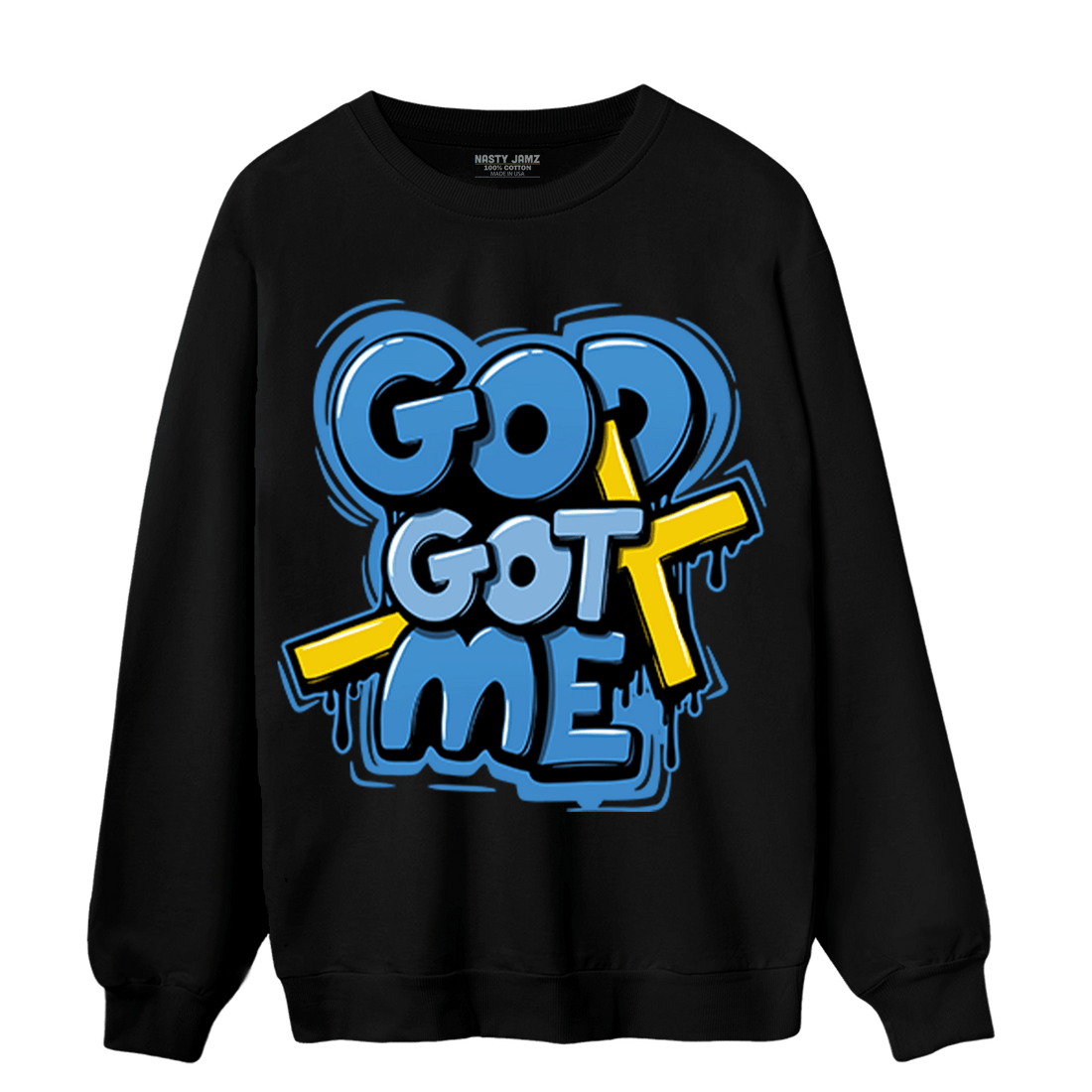 SB Dunk Bubbles Sweatshirt Match God Got Me - NastyJamz