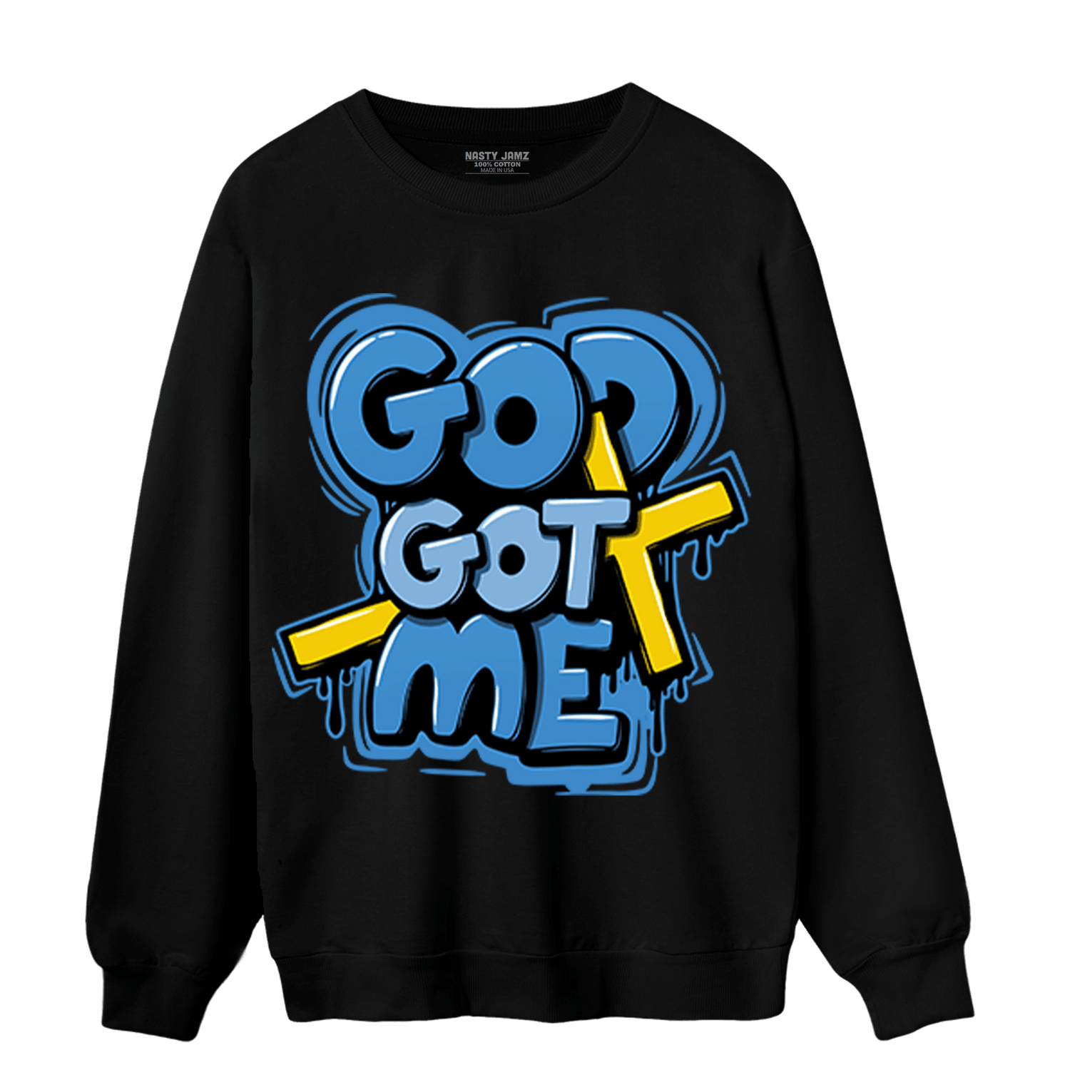 SB Dunk Bubbles Sweatshirt Match God Got Me - NastyJamz