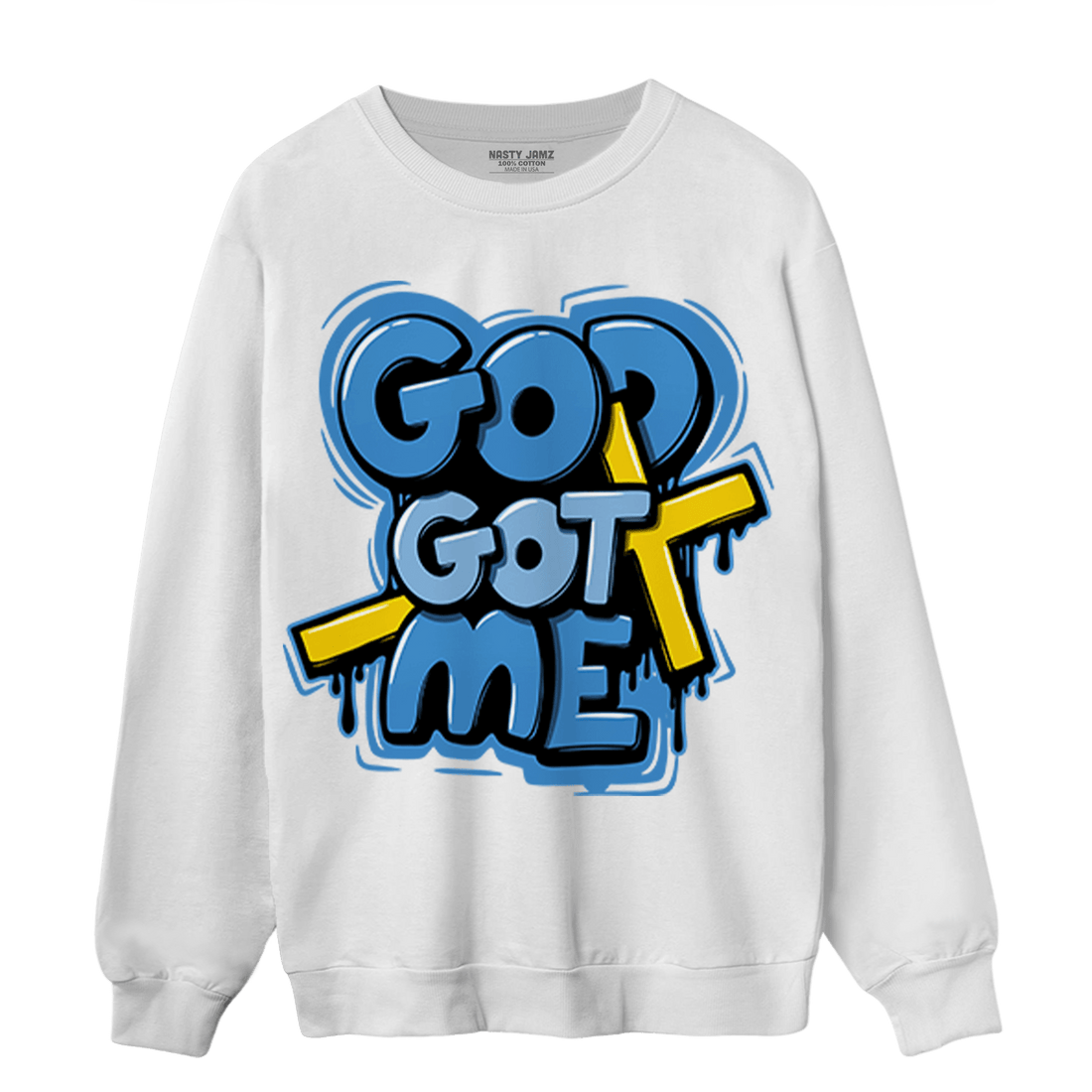 SB Dunk Bubbles Sweatshirt Match God Got Me - NastyJamz