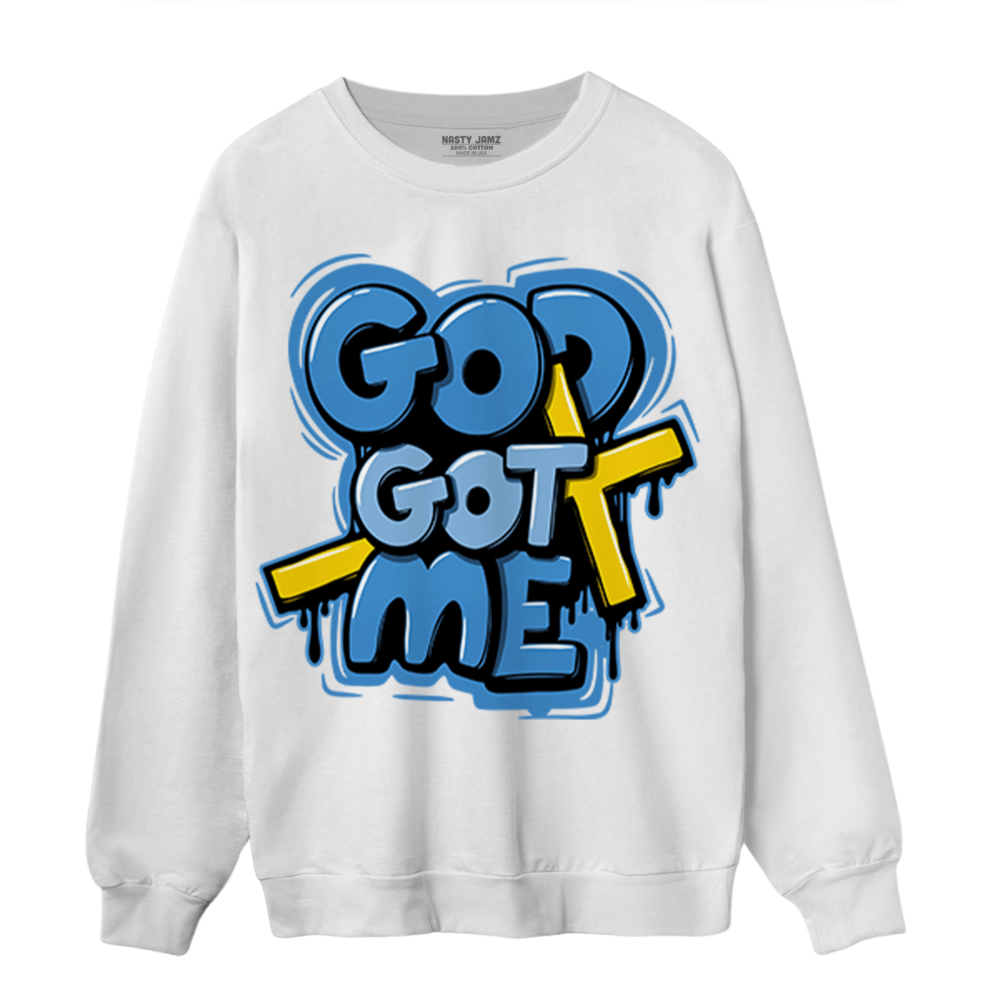 SB Dunk Bubbles Sweatshirt Match God Got Me - NastyJamz