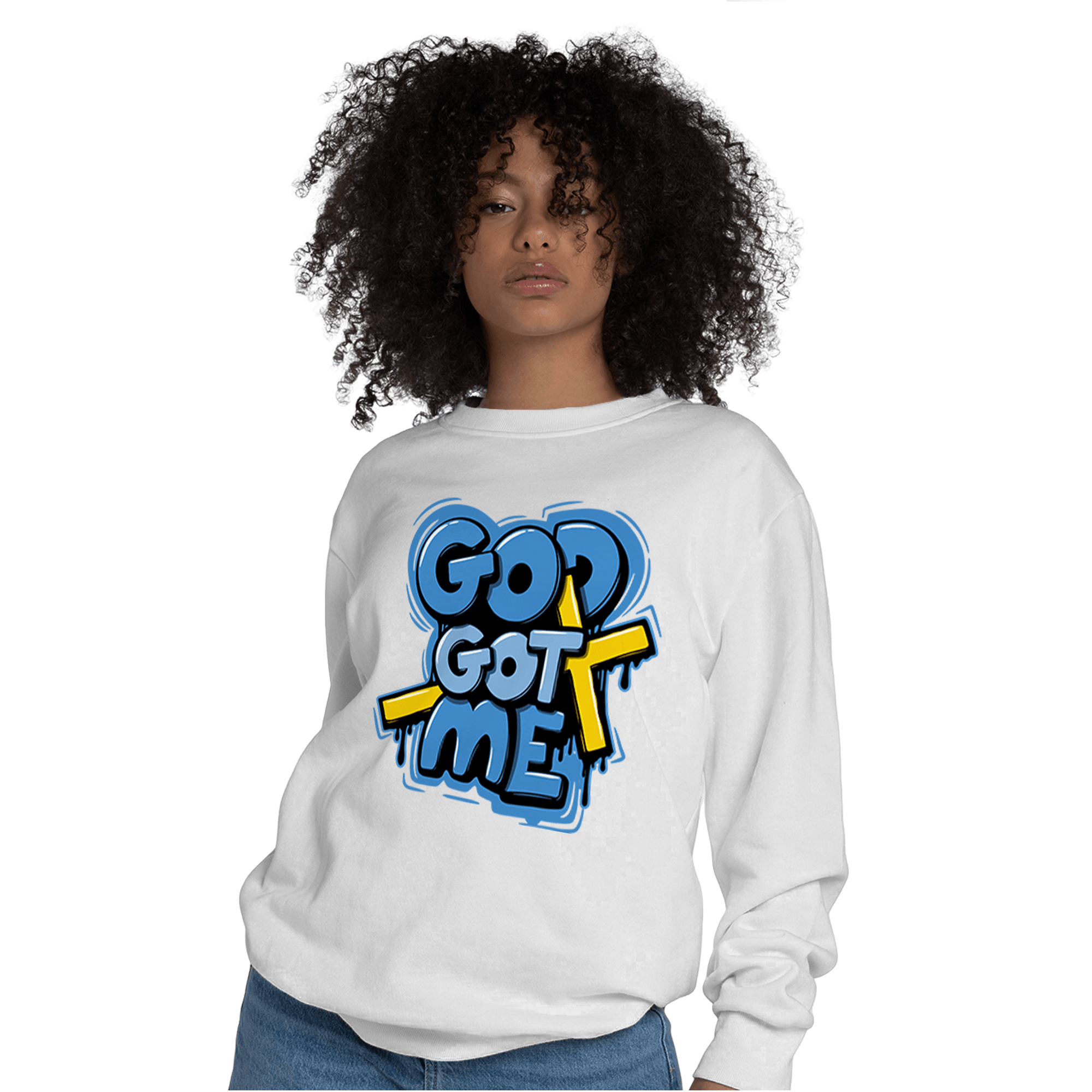 SB Dunk Bubbles Sweatshirt Match God Got Me - NastyJamz