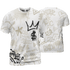 Gratitude 11s T Shirt Match Graffiti King 3D All-Over Print Doodle Style - NastyJamz