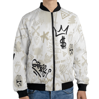 Gratitude 11s Jacket Match Graffiti King 3D All-Over Print Doodle Style - NastyJamz
