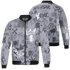 Stealth 14s Jacket Match Graffiti King 3D All-Over Print Doodle Style - NastyJamz