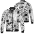 Retro High OG Black White 1s Jacket Match Graffiti King 3D All-Over Print Doodle Style - NastyJamz