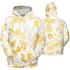 Sail 4s Hoodie Match Graffiti King 3D All-Over Print Doodle Style - NastyJamz