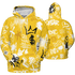 Yellow Ochre 6s Hoodie Match Graffiti King 3D All-Over Print Doodle Style - NastyJamz