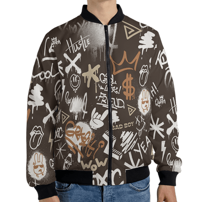 Jumpman Jack Jacket Match Graffiti King 3D All-Over Print Doodle Style - NastyJamz