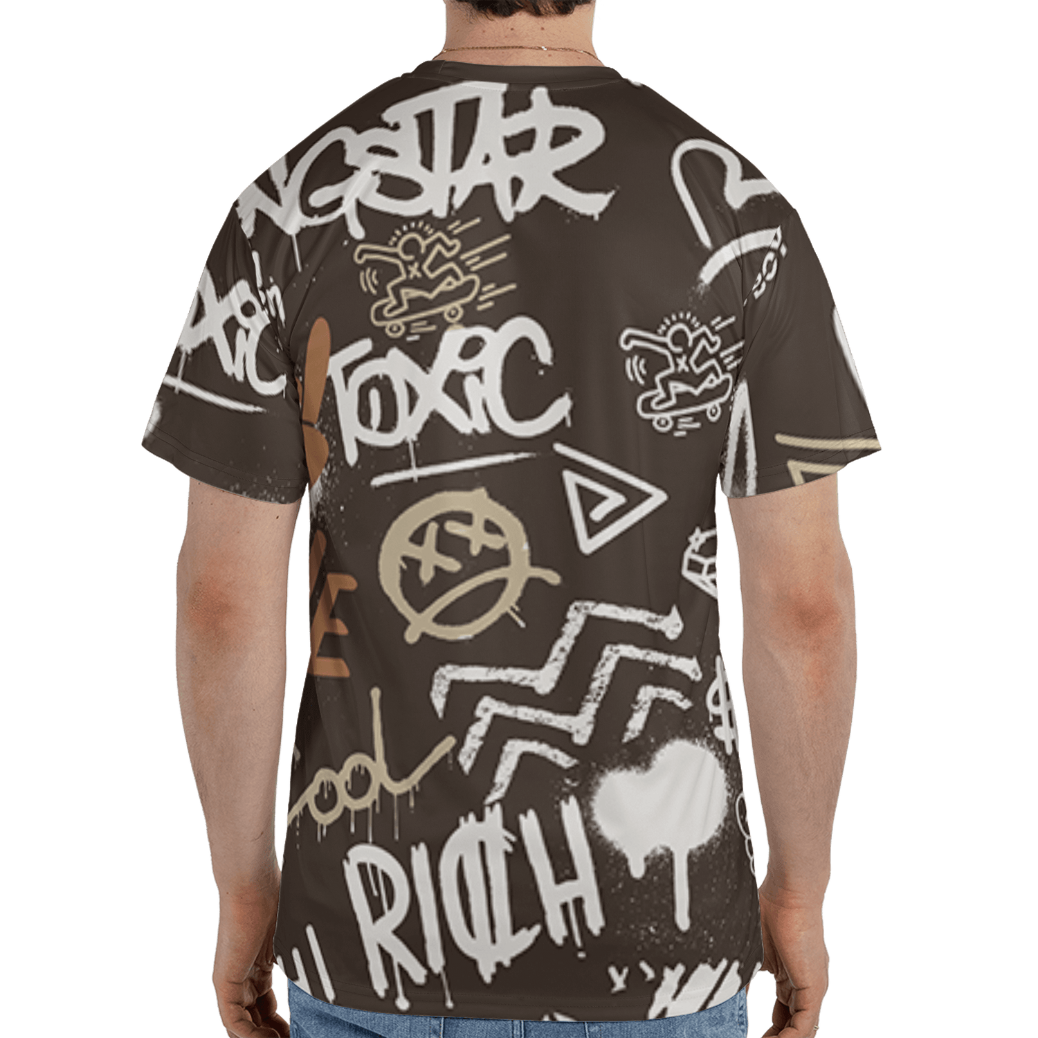 Jumpman Jack T Shirt Match Graffiti King 3D All-Over Print Doodle Style - NastyJamz
