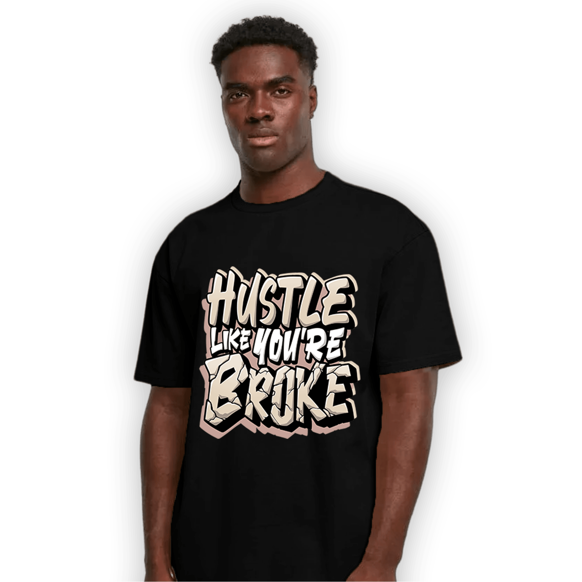 Dunk Low Twist Sanddrift T Shirt Match Hustle Like Broke - NastyJamz