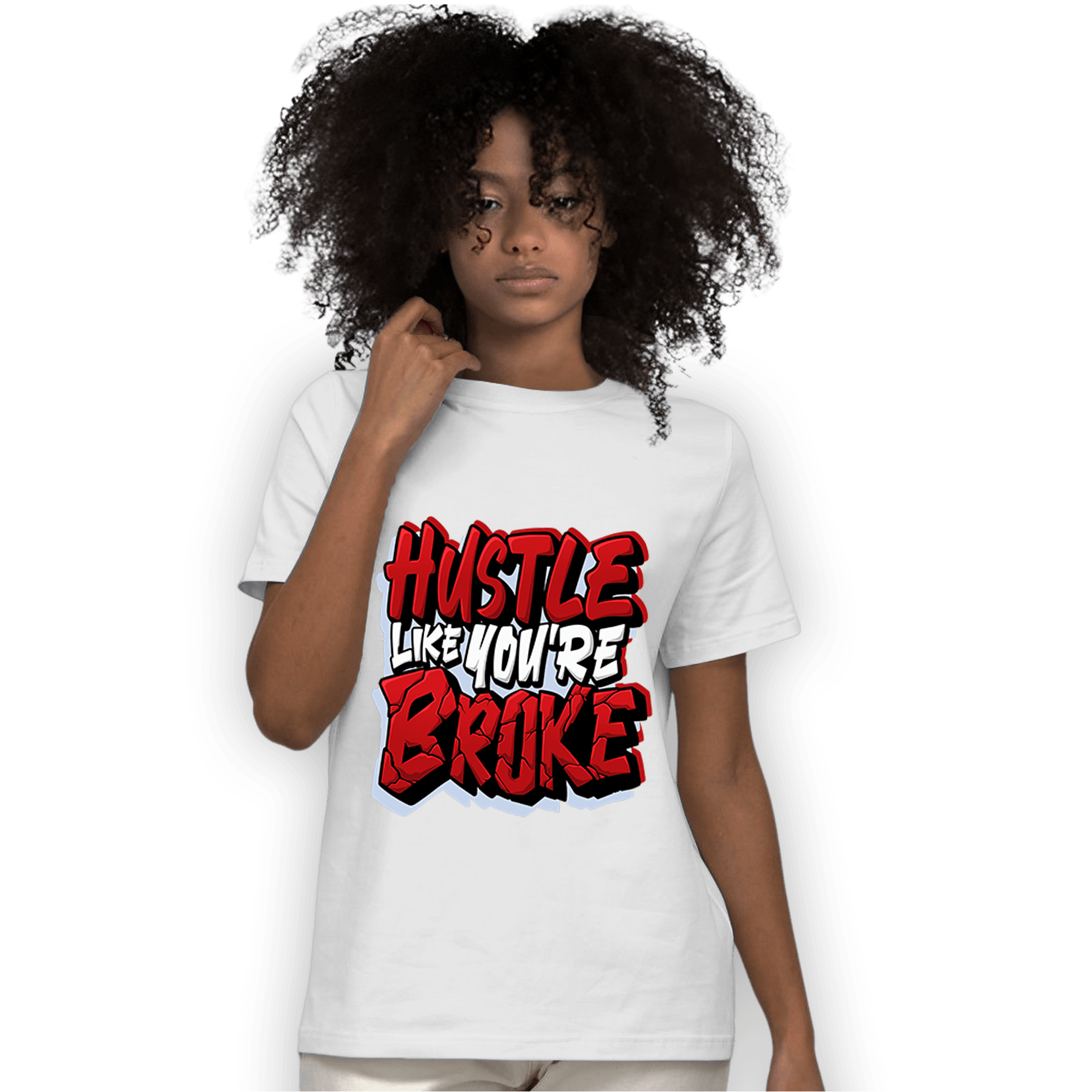 Cherry 11s T Shirt Match Hustle Like Broke - NastyJamz