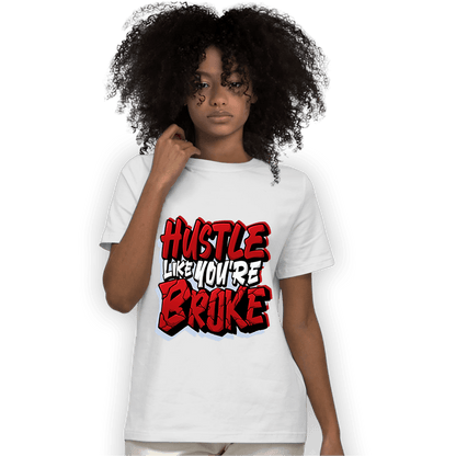 Cherry 11s T Shirt Match Hustle Like Broke - NastyJamz