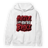 Cherry 12s Hoodie Match Hustle Like Broke - NastyJamz