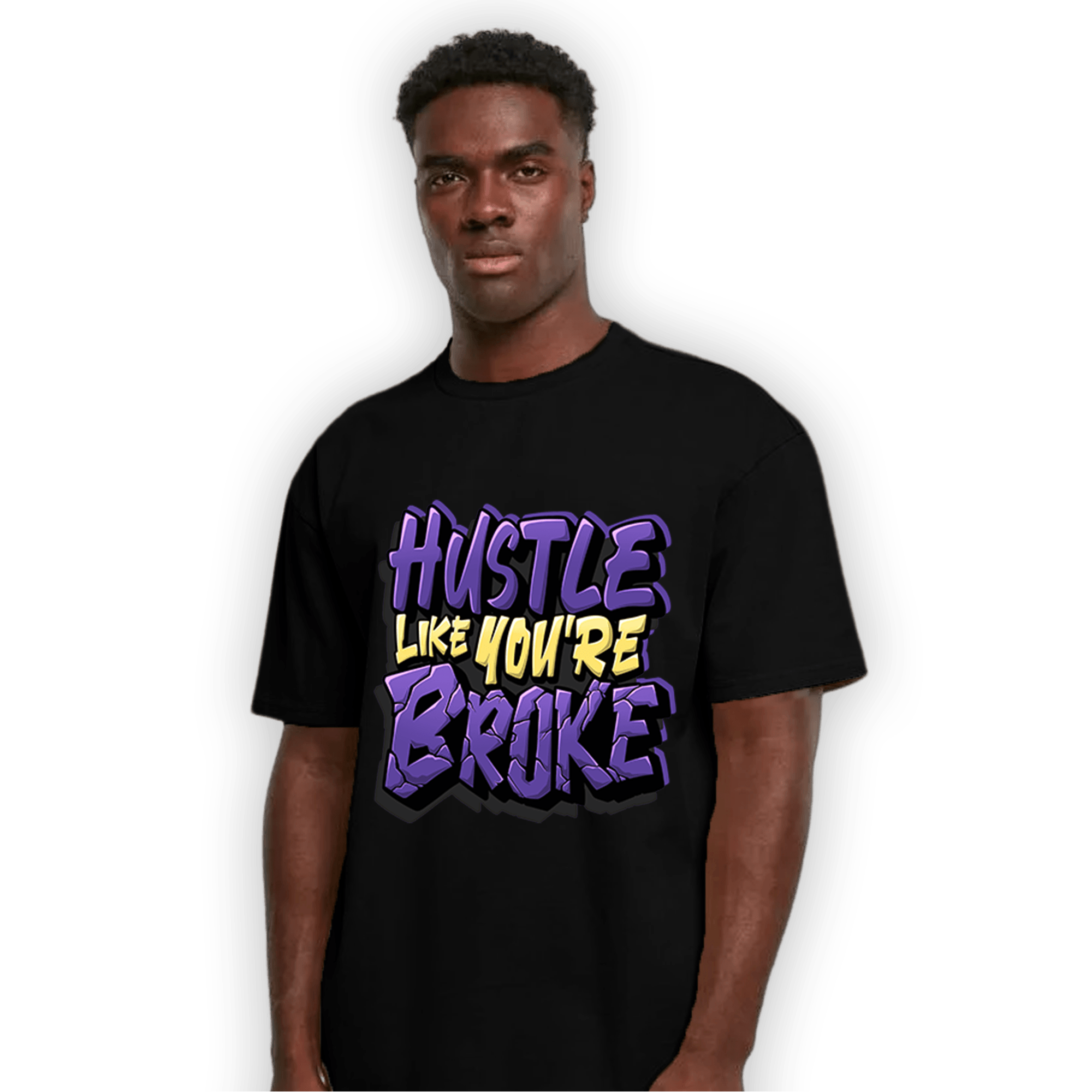 Field Purple 12s T Shirt Match Hustle Like Broke - NastyJamz