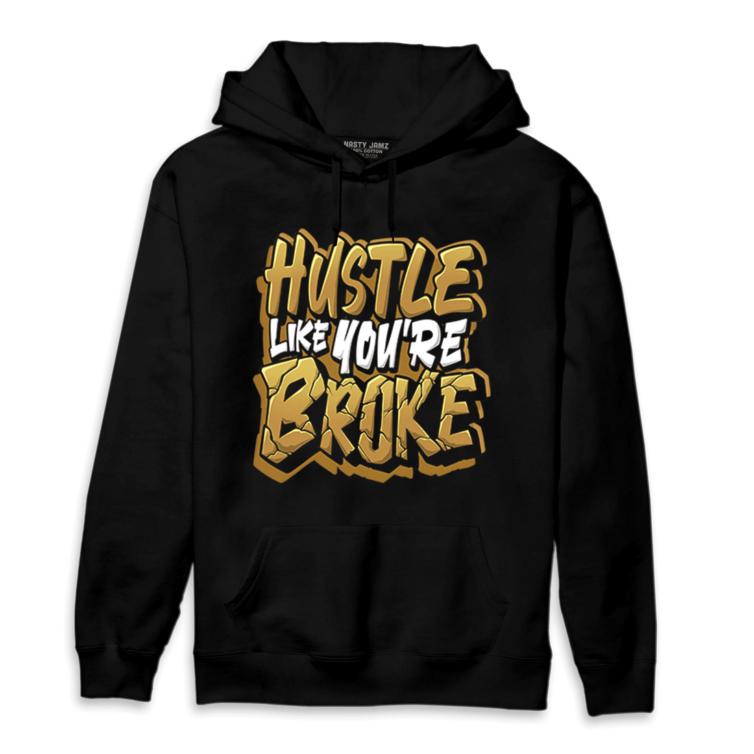 Wheat 13s Hoodie Match Hustle Like Broke - NastyJamz