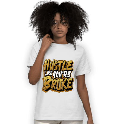 Wheat 13s T Shirt Match Hustle Like Broke - NastyJamz