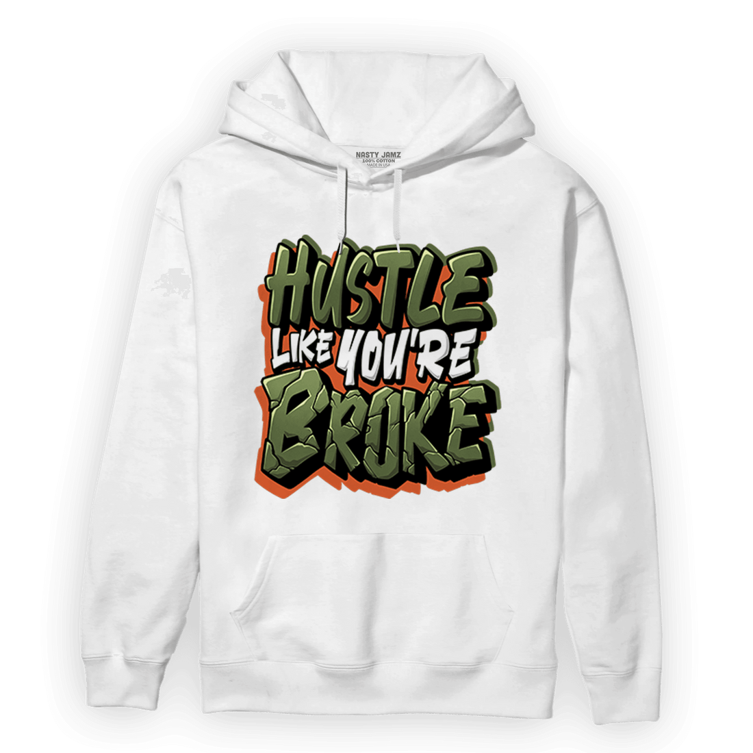 High OG Celadon 1s Hoodie Match Hustle Like Broke - NastyJamz