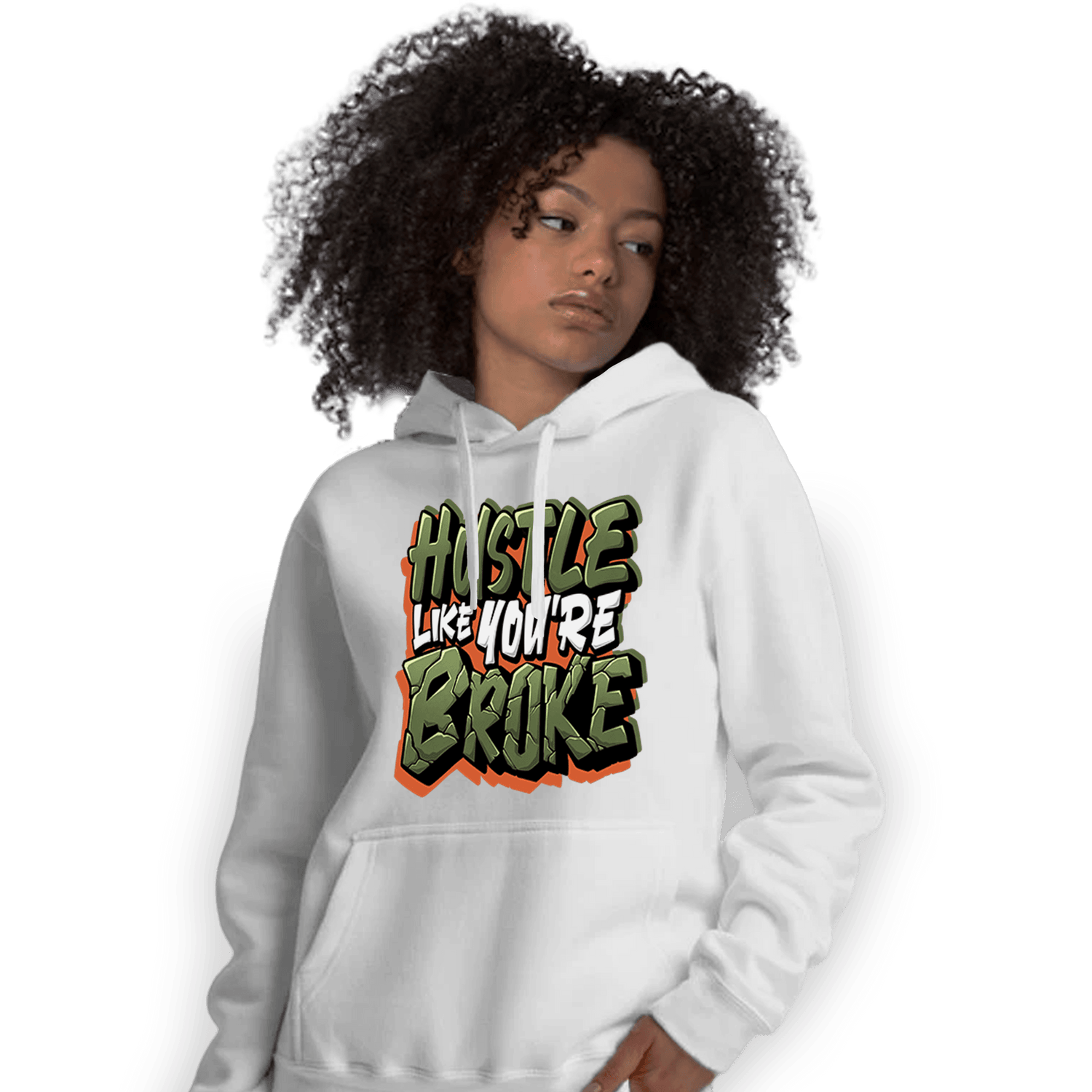 High OG Celadon 1s Hoodie Match Hustle Like Broke - NastyJamz