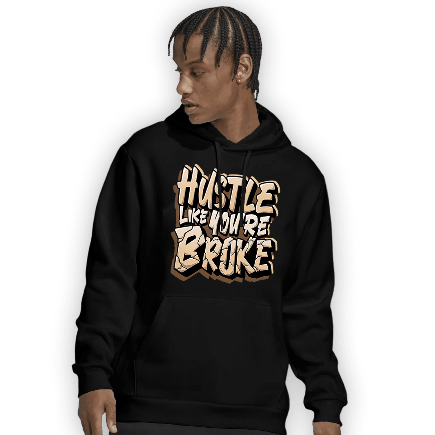 Palomino 3s Hoodie Match Hustle Like Broke - NastyJamz