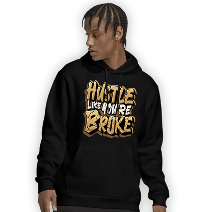 Cacao Wow 4s Hoodie Match Hustle Like Broke - NastyJamz