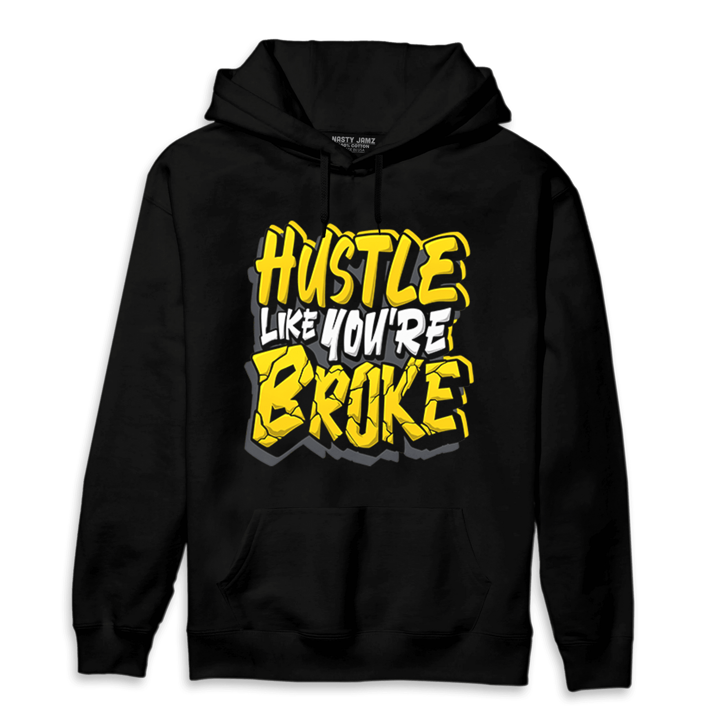 Thunder 4s Hoodie Match Hustle Like Broke - NastyJamz