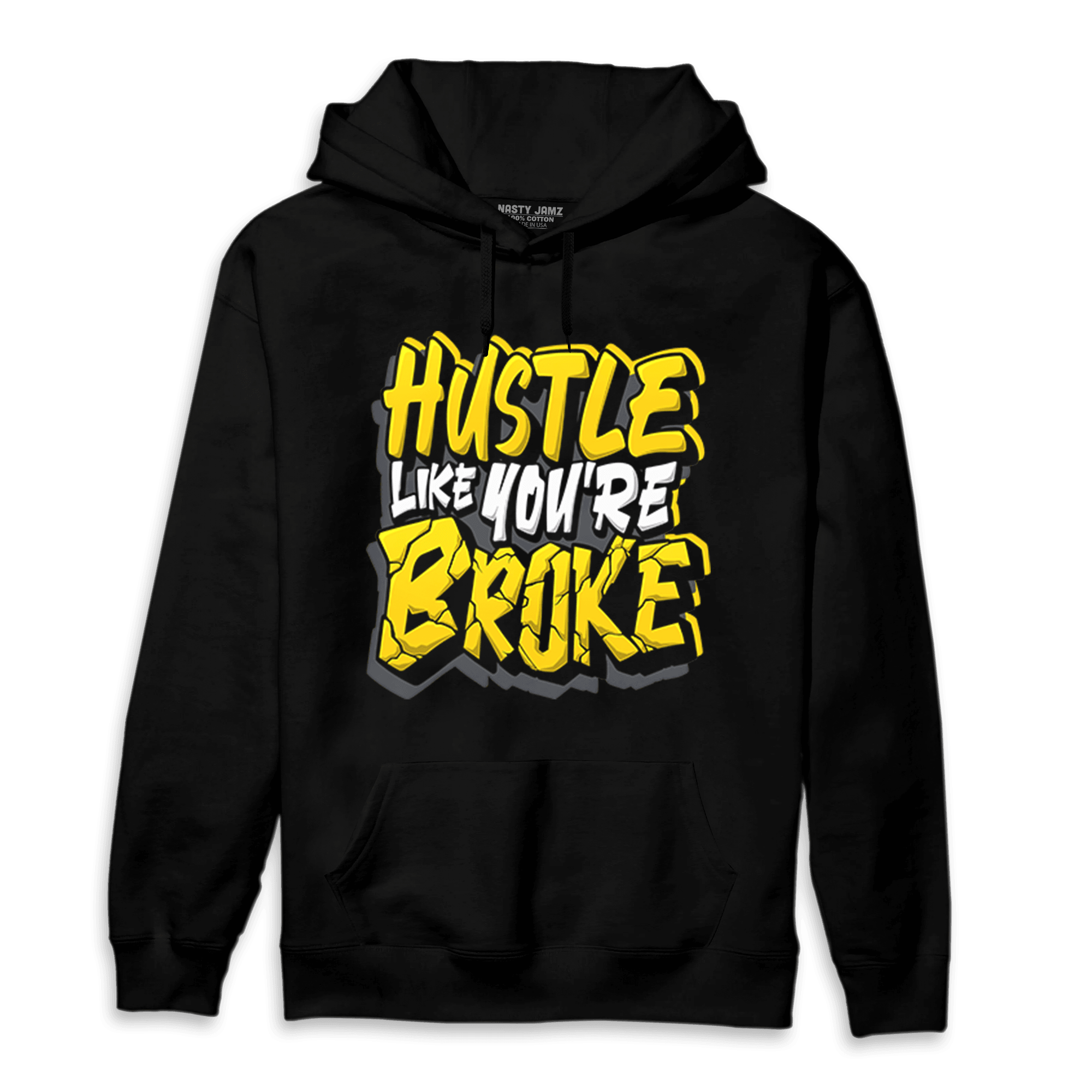 Thunder 4s Hoodie Match Hustle Like Broke - NastyJamz