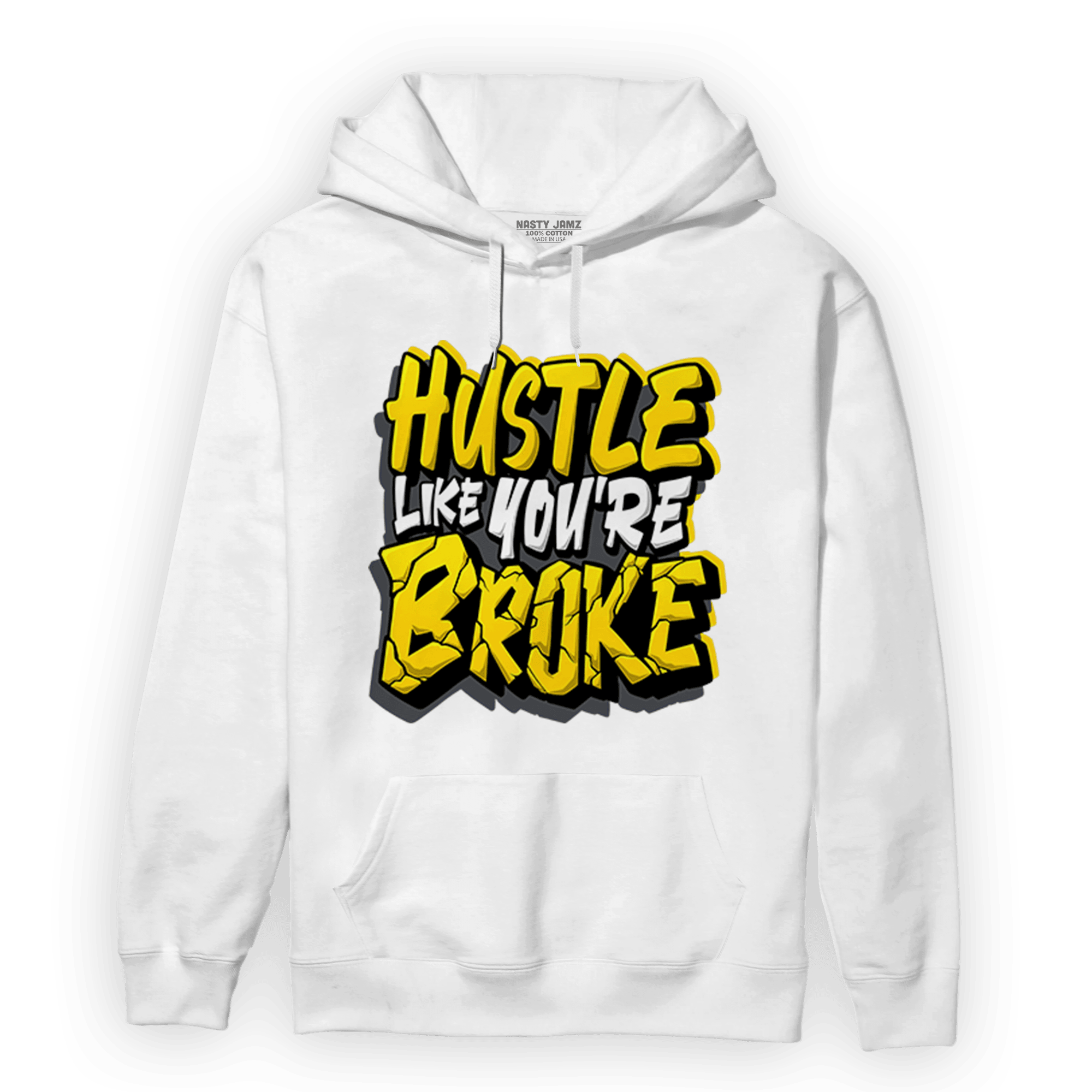 Thunder 4s Hoodie Match Hustle Like Broke - NastyJamz