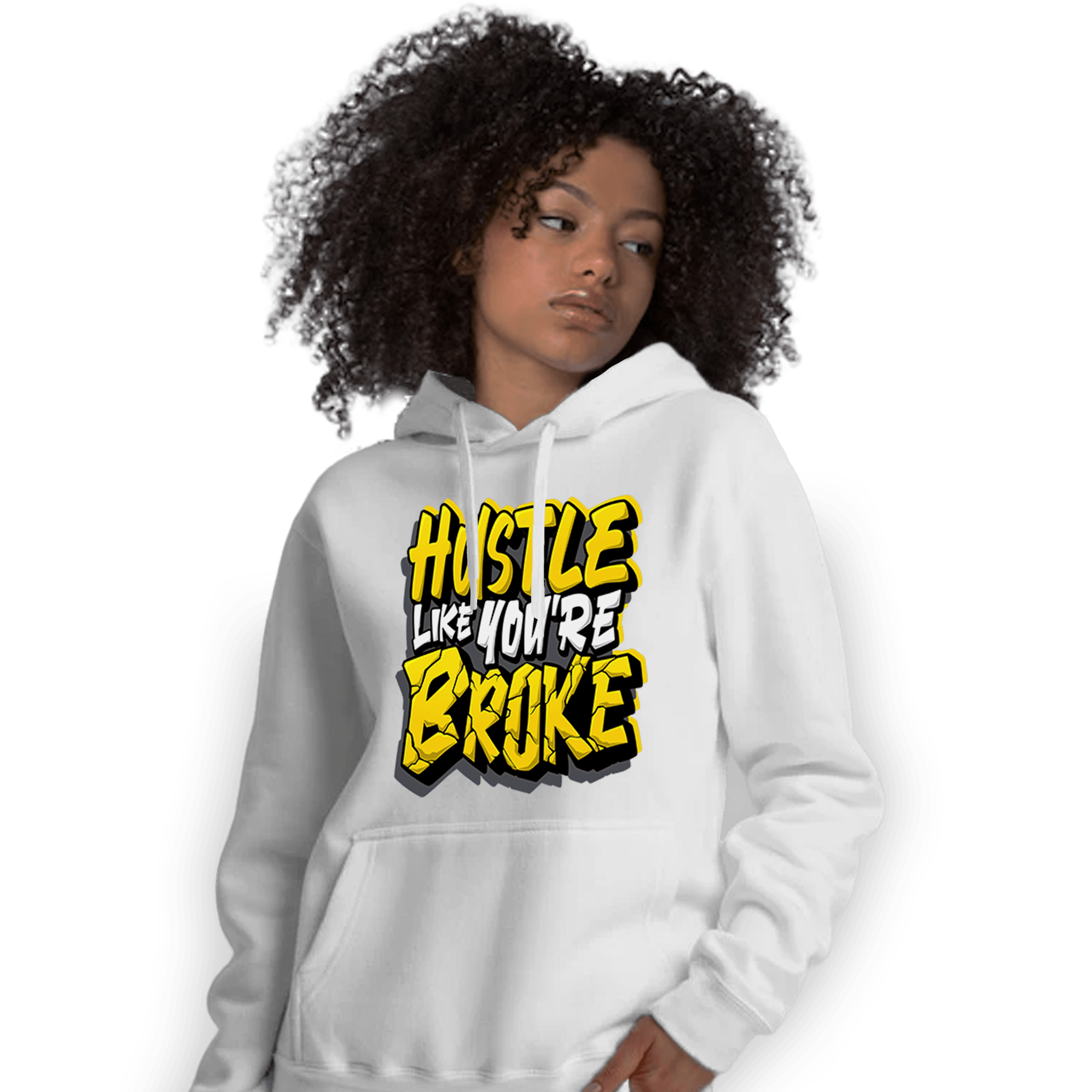 Thunder 4s Hoodie Match Hustle Like Broke - NastyJamz