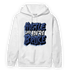 Midnight Navy 5s Hoodie Match Hustle Like Broke - NastyJamz