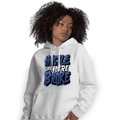 Midnight Navy 5s Hoodie Match Hustle Like Broke - NastyJamz