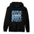 University Blue 5s Hoodie Match Hustle Like Broke - NastyJamz