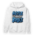 University Blue 5s Hoodie Match Hustle Like Broke - NastyJamz