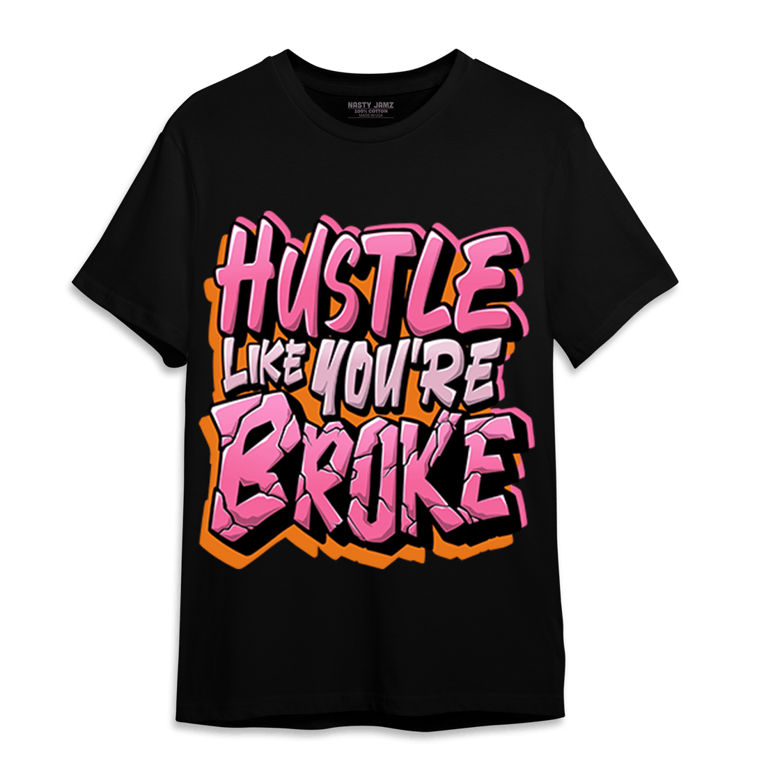SB Dunk Blossom T Shirt Match Hustle Like Broke - NastyJamz