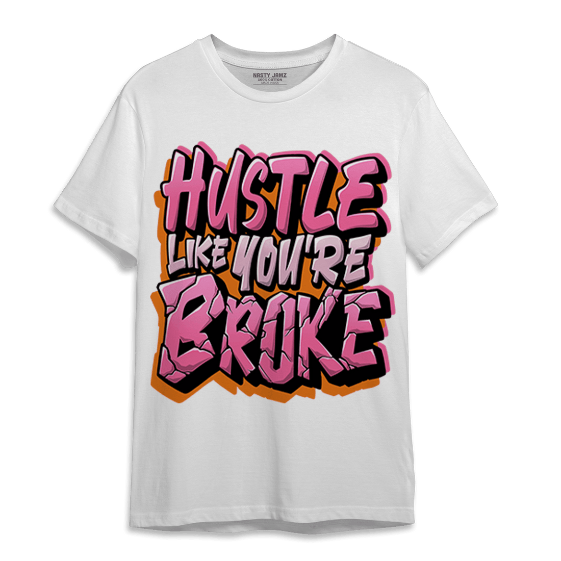 SB Dunk Blossom T Shirt Match Hustle Like Broke - NastyJamz