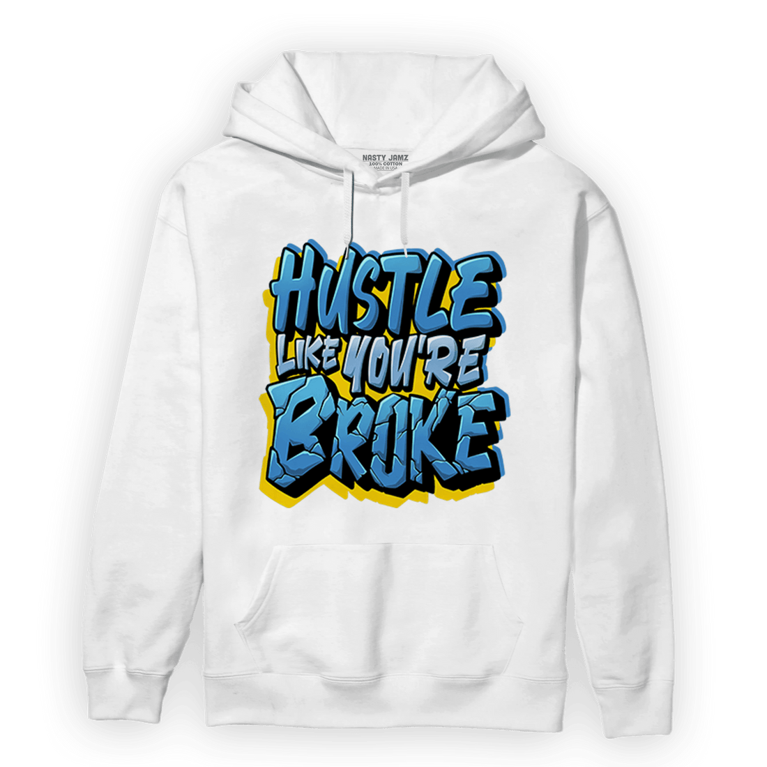 SB Dunk Bubbles Hoodie Match Hustle Like Broke - NastyJamz