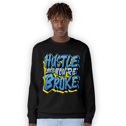 SB Dunk Bubbles Sweatshirt Match Hustle Like Broke - NastyJamz
