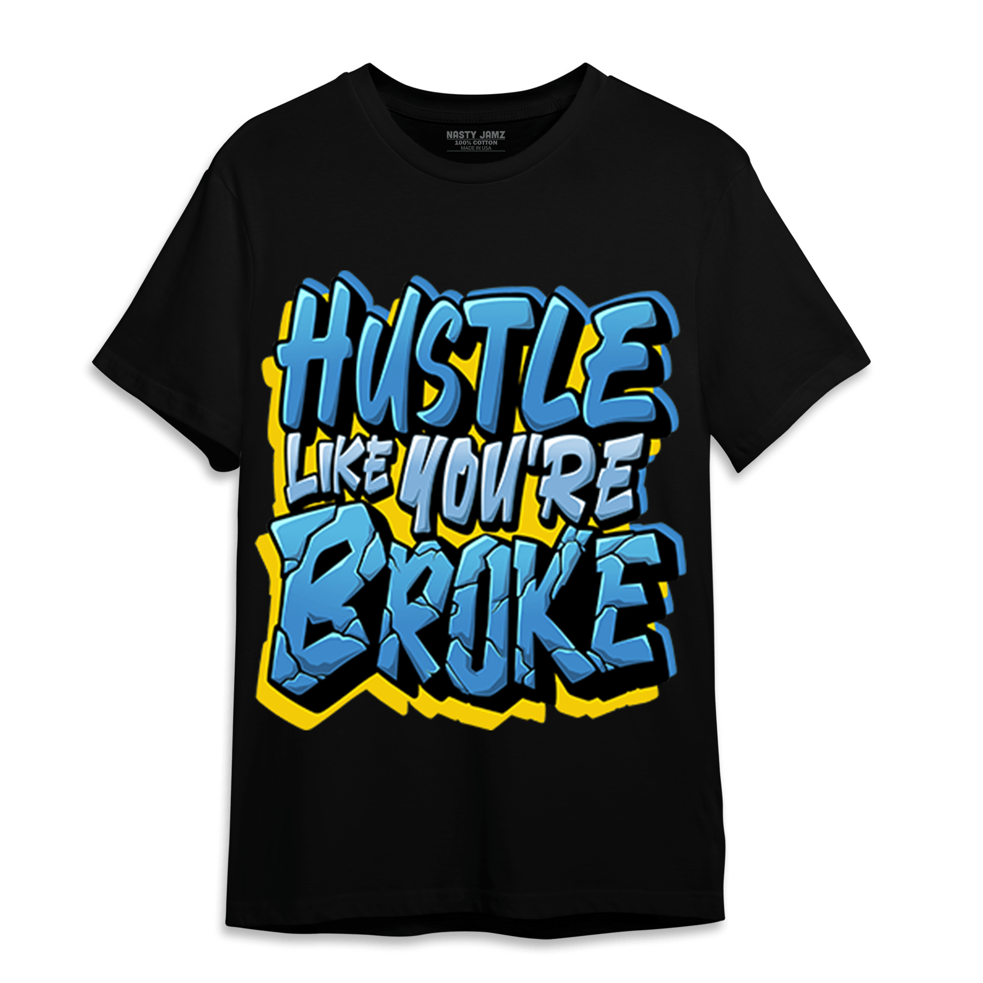 SB Dunk Bubbles T Shirt Match Hustle Like Broke - NastyJamz