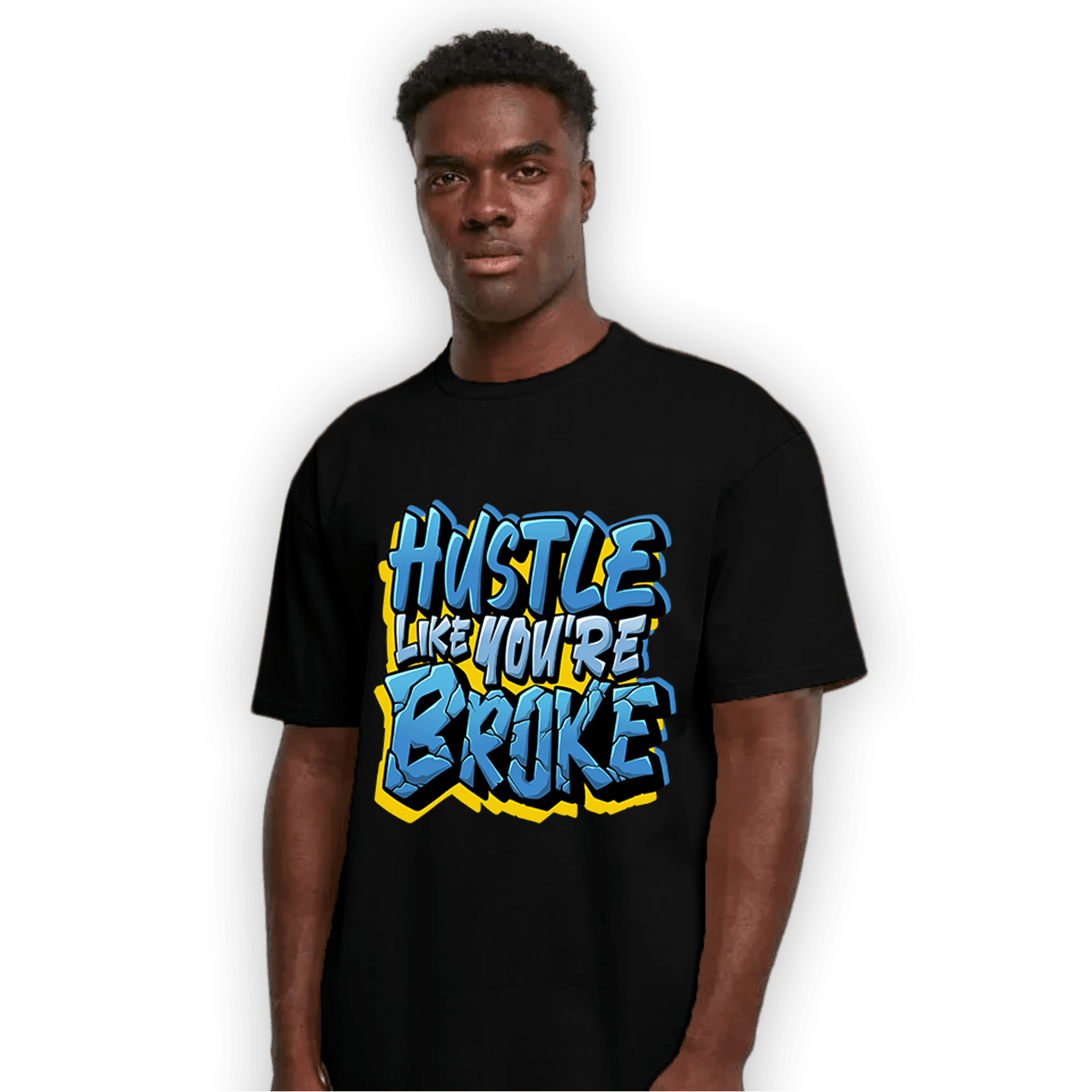 SB Dunk Bubbles T Shirt Match Hustle Like Broke - NastyJamz